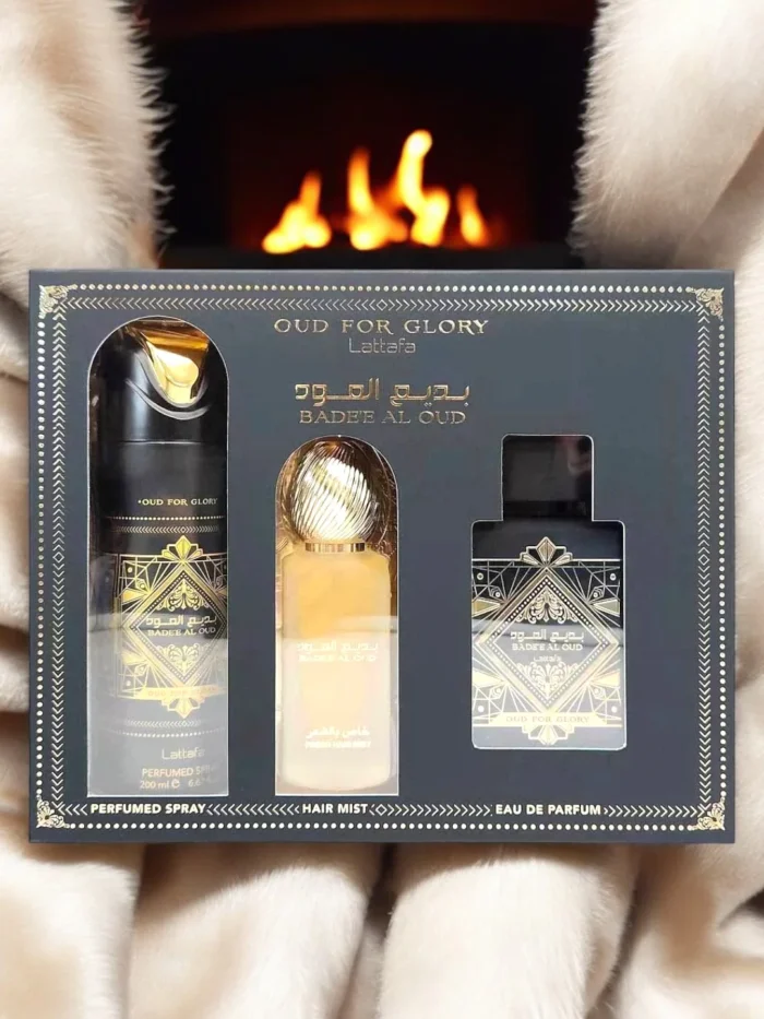 LATTAFA – OUD FOR GLORY (BADEE AL OUD) – Set 3 Piezas - Imagen 1